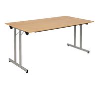 Mesa plegable ESTÁNDAR armazón cuadrado con tornillos de nivelación de altura