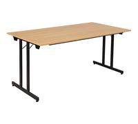 Mesa plegable ESTÁNDAR armazón cuadrado con tornillos de nivelación de altura