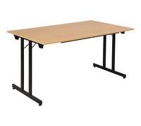 Mesa plegable ESTÁNDAR armazón cuadrado con tornillos de nivelación de altura