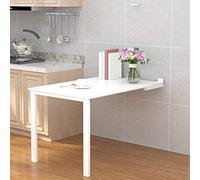 Mesa plegable invisible de pared con hojas caídas multifuncional, para cocina, comedor y oficina en casa, convertible a arte de pared, diseño que ahorra espacio (80 x 40 cm)