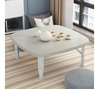 Mesa plegable japonesa portátil de madera, mesa de té pequeña y baja para sentarse en el suelo, mesa de comedor plegable para picnic, sala de estar al aire libre, 60 x 35 cm