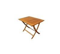 Mesa plegable Madera de Acacia Gold 100 x 70 cm Muebles exterior Jardín ac805090