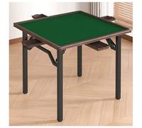Mesa plegable Mahjong, mesa de juego portátil de 34 pulgadas con cajón, para mahjong, dominó, póquer, juegos de cartas