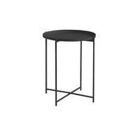 Mesa Plegable Mesa de Centro Mesa Auxiliar Mesa de té de Suelo para Sentarse, Baja, con Patas Cruzadas, Mesa de Centro Redonda de Metal, Mesa de cóctel, Mesa de Centro nórdica Moderna, senci