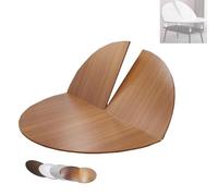 Mesa plegable, mesa de comedor plegable de madera grande, extensor temporal de ahorro de espacio de 47 a 79 pulgadas, ideal para el hogar y eventos