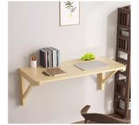 Mesa plegable montada en la pared, ahorro de espacio, mesa de comedor flotante para cocina, estante plegable de alta resistencia, 120 x 40 cm, diseño compacto para espacios pequeños