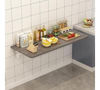 Mesa plegable montada en la pared, banco de trabajo que ahorra espacio, fácil de instalar, escritorio flotante para cocina, estudio, restaurante, versátil y duradero.
