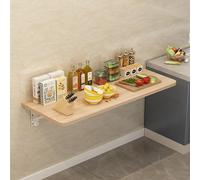 Mesa plegable montada en la pared, banco de trabajo que ahorra espacio para lavandería, fácil de instalar, ideal para cocina, estudio, restaurante, escritorio flotante versátil.