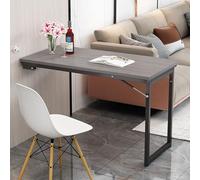Mesa plegable montada en la pared con diseño de hojas colgantes de madera para cocina, lavandería, oficina en casa, versátil y solut