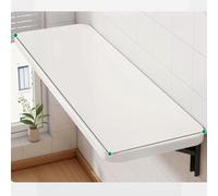 Mesa plegable montada en la pared con parte superior de pizarra que ahorra espacio, mesa de comedor para cocina, bar y cafetería, diseño delgado para un fácil almacenamiento, muebles versátiles