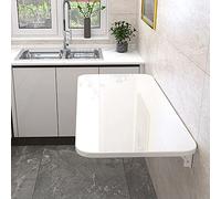 Mesa plegable montada en la pared, escritorio de hojas caídas que ahorra espacio para espacios pequeños, ideal para cocina, comedor, lavandería y oficina en casa, mueble funcional compacto y versátil