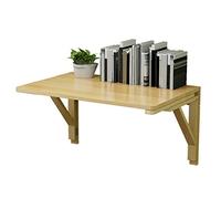 Mesa plegable montada en la pared, escritorio de mesa de comedor de cocina plegable, mesas de barra montada en la pared adicional para el cobertizo de garaje Oficina en el hogar bar Bar Ki, 100*50