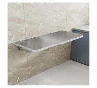 Mesa plegable montada en la pared, escritorio de pared, fuerte capacidad de carga, uso razonable de la superficie de la pared, pequeño espacio, buena practicidad, buen material y alto (60 x 30 cm/23,6