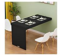 Mesa plegable montada en la pared, escritorio flotante para laptop, mesa de madera Murphy con hojas, escritorio flotante plegable que ahorra espacio, escritorio de pared plegable disponible en una