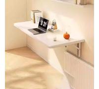Mesa plegable montada en la pared, escritorio flotante que ahorra espacio para cocina, comedor, lavandería, estudio y oficina en casa, versátil, elegante, fácil de instalar, perfecta para espacios