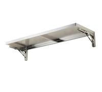 Mesa plegable montada en la pared Estante plegable de acero inoxidable 304 Mesa de comedor pequeña Barra para ahorrar espacio en la cocina Escritorio plegable - Fácil de instalar(L80xW30cm/L31xW12in)