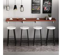 Mesa plegable montada en la pared mesa plegable multifuncional espacio pequeño escritorio pequeño. Plegable para ahorrar espacio y usar en múltiples escenas, cocina, sala de estar, dormitorio.(Teak,70