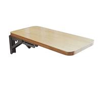 Mesa plegable montada en la pared para cocina, comedor, oficina en casa, trabajo, escritorio de madera con estantería de hojas caídas pequeña a grande, ideal para aprender y trabajar, 50 x 20 cm