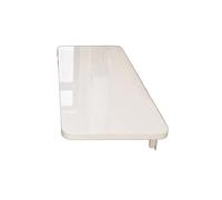 Mesa plegable montada en la pared para cocina hecha de chapa gruesa y soporte de metal, banco de trabajo plegable para colgar, instalación sin taladros (120 x 40 cm)