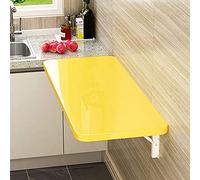 Mesa plegable montada en la pared para cocina y lavandería, escritorio flotante y banco de trabajo de madera con hojas desplegables para ahorrar espacio y uso versátil