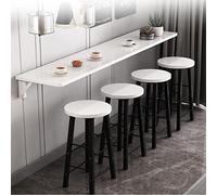 Mesa plegable montada en la pared para el hogar, escritorio largo estrecho para comedor, restaurante, leche, tienda de té, bar, multifuncional y ahorro de espacio, escritorio plegable para uso en