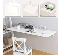 Mesa plegable montada en la pared para espacios pequeños, mesa resistente que ahorra espacio para garaje, cobertizo, oficina, lavandería, bar, cocina, comedor, ideal para espacio limitado.
