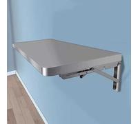 Mesa plegable montada en la pared - Solución de acero inoxidable que ahorra espacio para cocinas comerciales, camiones de alimentos, cuartos de servicio y uso doméstico, diseño duradero y versátil