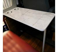 Mesa plegable multifuncional de 39,5 x 79,5 cm, perfecta para camping, lavandería, cocina, hogar, bar, comedor, oficina, portátil para uso al aire libre