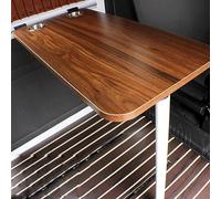 Mesa plegable multifuncional de 39,5 x 79,5 cm, portátil, para comedor, camping y uso al aire libre, ideal para cocina, lavandería, hogar, bar, comedor y oficina