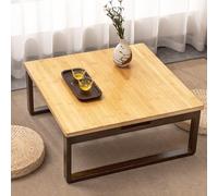 Mesa plegable multifuncional, mesa baja plegable de bambú de estilo japonés, mesa de café plegable cuadrada, mesa de té portátil, mesa de comedor para altar, mesas de ventana de bahía, tatami para