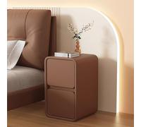 Mesa plegable multifuncional, Mesita de noche estrecha con 2 cajones de madera maciza, mesita de noche vertical for dormitorio, mesita de noche pequeña de madera, mesita de noche con espacio de almace