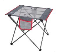 Mesa plegable para camping de poliéster Aktive medidas 62x50x50cm, ultraligera y portátil, cómo y fácil de transportar
