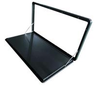 Mesa plegable para caravana, kit de mesa de montaje en pared con cerradura para caravana, remolque, resistente capacidad de carga de 55 libras, diseño de ahorro de espacio