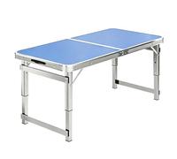 Mesa Plegable Para Eventos De Pánico Para Acampar 70-180 Cm, Mesa Para Parrilla Al Aire Libre Tablero, Mesas Comedor Rectángulo Para Preparación El Trabajo Mesas Trabajo Utilitarias(Azul,80cm/2.6ft)