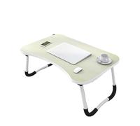 Mesa plegable para laptop, escritorio de cama portátil para el hogar, sofá y cama, escritorio ideal para estudiar, leer y trabajar, mesa compacta para un uso fácil