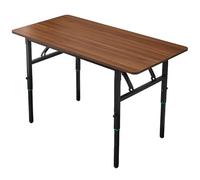 Mesa plegable para laptop, escritorio plegable portátil para oficina en casa, estación de trabajo ligera y resistente para espacios pequeños