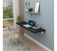 Mesa Plegable Pared Mesa Cocina Plegable Escritorio Plegable Montado En La Pared, Mesa Flotante Montada En Madera Maciza, Escritorio Flotante Plegable para Espacios Pequeños, Mesa Flotante M