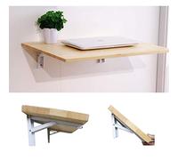 Mesa Plegable Pared Mesa Cocina Plegable Mesa Plegable Escritorio para computadora montado en la Pared Mesa Plegable de Madera montada en la Pared Mesa abatible Ahorro de Espacio 17 tamaños