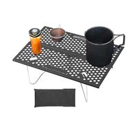 Mesa Plegable Pequeña Portátil - Ligera, Ahorra Espacio y Resistente a la Intemperie | Pequeña Mesa Plegable para Camping - para Senderismo, Excursionismo, Escalada, , Picnic, Barbacoa en Patio y Coci