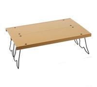 Mesa plegable portátil de aleación de aluminio para uso al aire libre, ligera y compacta con mecanismo de plegado de un solo paso para camping, picnics y senderismo (caqui)