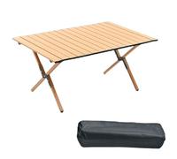 Mesa Plegable portátil para Camping con Bolsa de Transporte - Mesa versátil para Barbacoa y Picnic, Ideal para reuniones Familiares, Playa, jardín y Actividades al Aire Libre. Diseño Ligero