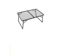 Mesa plegable portátil para exteriores, ligera, de malla metálica, diseño binaural, 2 paneles, plegable para un fácil almacenamiento y transporte (6)