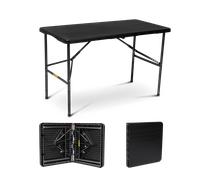 Mesa Plegable Proworks 122x60x74 cm Negro Negro