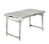 Mesa Plegable Rectangular Tipo Caballete - Mesa Auxiliar para Barbacoa al Aire Libre, Mesa de Trabajo Tipo Caballete, Mesa de Comedor, Mesa de Trabajo, encimera para Picnic, Barbacoa, jardín