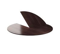 Mesa plegable redonda grande de 120 a 200 cm de diámetro, de madera, para banquete, sin patas, para catering, eventos y fiestas, portátil y fácil de almacenar