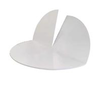 Mesa plegable redonda grande, extensor de escritorio de madera, diseño sin patas para comedor, hogar, patio trasero y uso en bodas