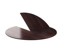 Mesa plegable redonda grande - Mesa portátil de madera de 70.8 pulgadas para cocina, comedor, patio, banquete, acabado de nogal oscuro, diseño plegable, sin patas, uso versátil