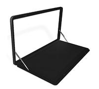 Mesa plegable RV, escritorio de pared con cerradur Mesa plegable de aleación de aluminio con cerradura for montar en la pared, ideal for autocaravanas y furgonetas camper.(Black,80x45cm/31.5x17.7in)
