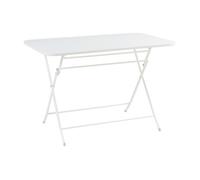 Mesa plegable sande rectangular - blanco [en.casa]