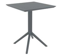 Mesa plegable sky plástico gris oscuro 60x60x74 cm
